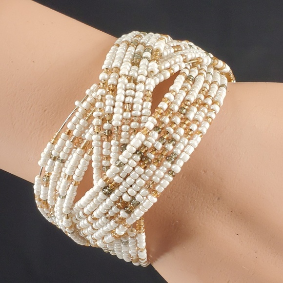 Handmade Jewelry - Kenyan Handmade Bracelet, Maasai Glass Beads